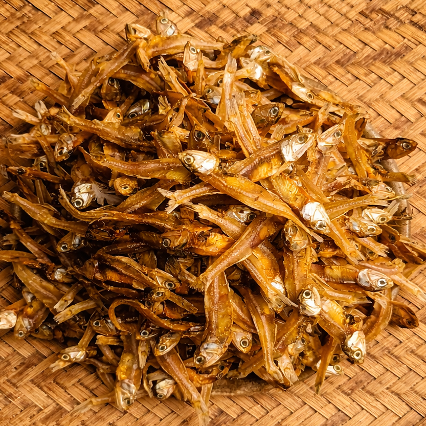 Dry Anchovies (Nethallu) – Traditional Sun-Dried Coastal Dry Fish